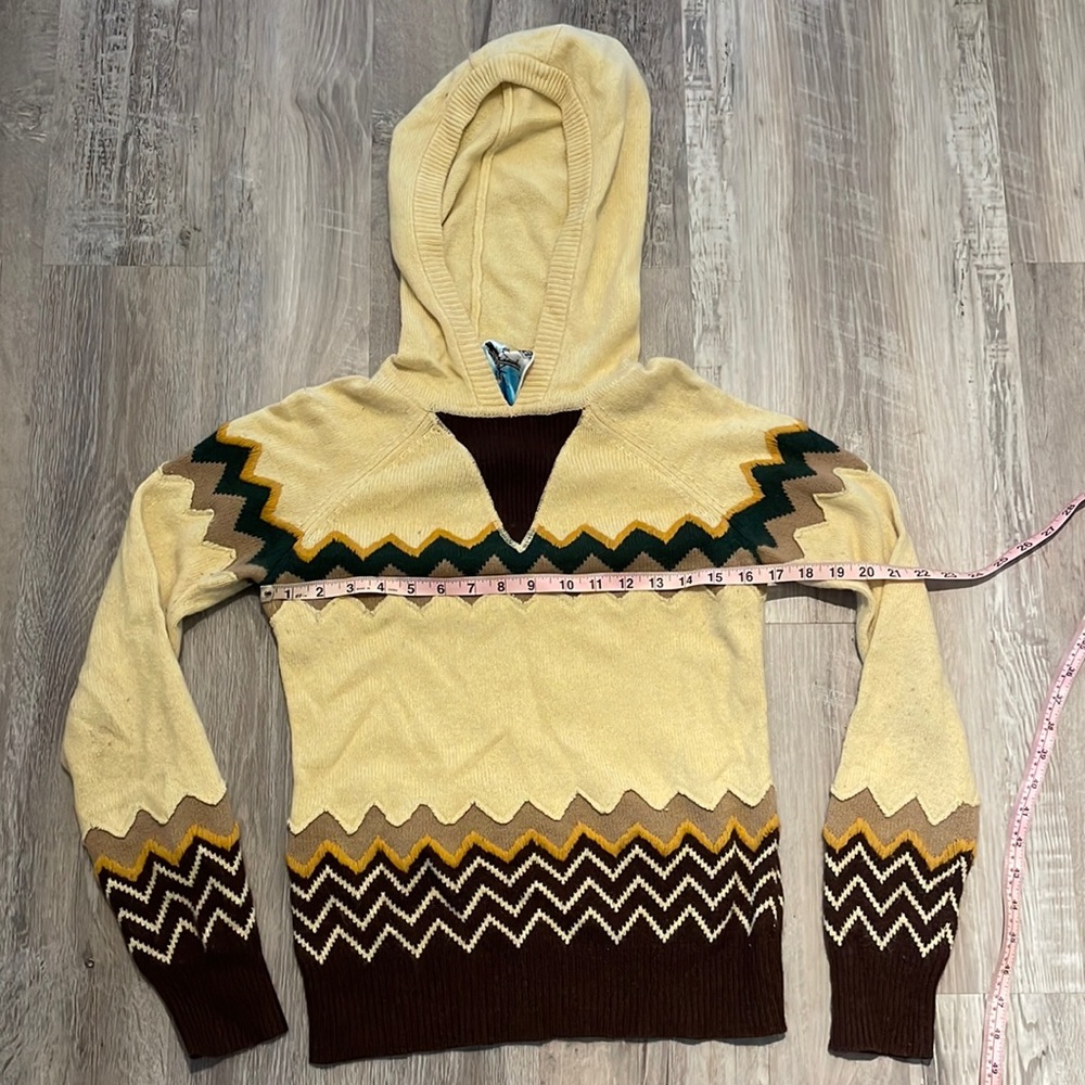 L.A.M.B. Fall 2006 Zig Zag Hooded Sweater